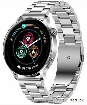 Smartwatch Rubicon męski RNCE81 Srebrna bransoletad (2).jpg